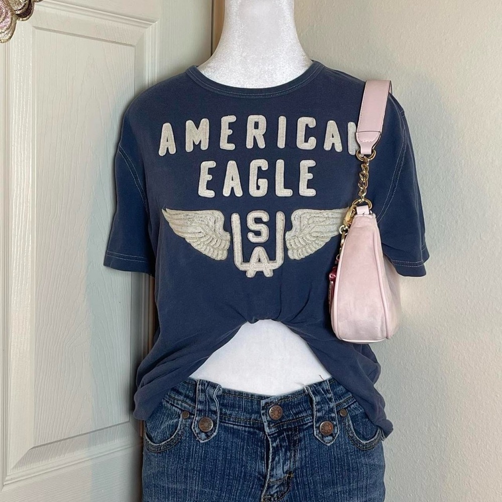 American Eagle Navy T-Shirt
